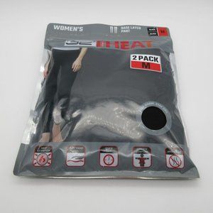 32 Degrees Heat‎ black base layer pant 2-pack M READ